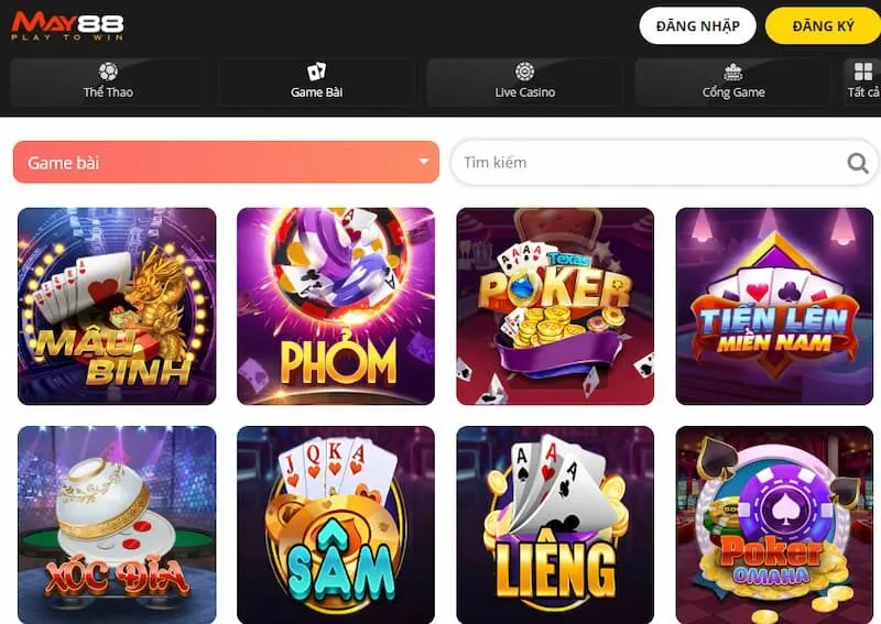 Đa dạng game chất lượng 