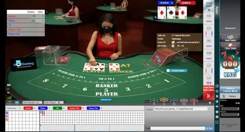 Tìm hiểu các thuật ngữ thường thấy trong Baccarat