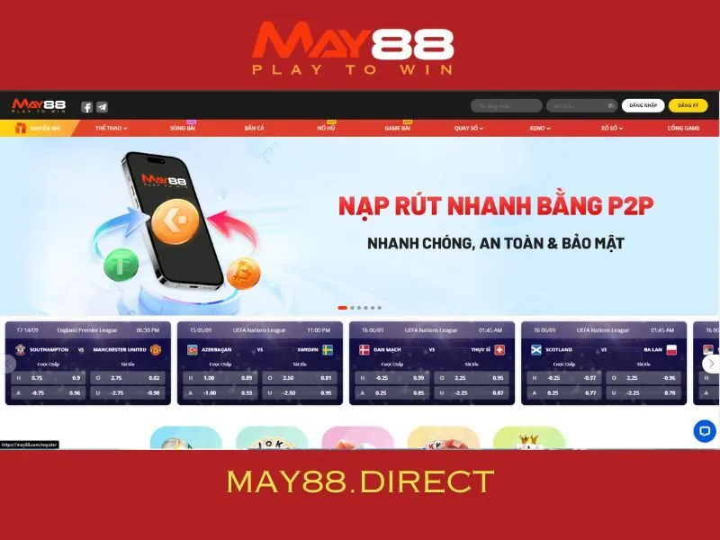 Nhà cái May88 cá cược thể thao online hàng đầu 2024